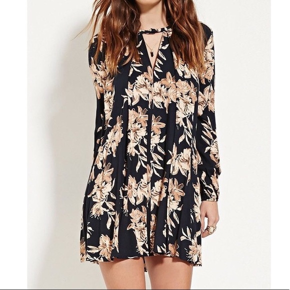 Forever 21 Dresses & Skirts - Forever 21 black blush tunic dress